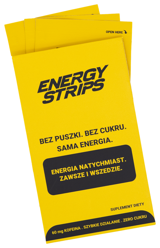 Real STRIPS ENERGY packaging